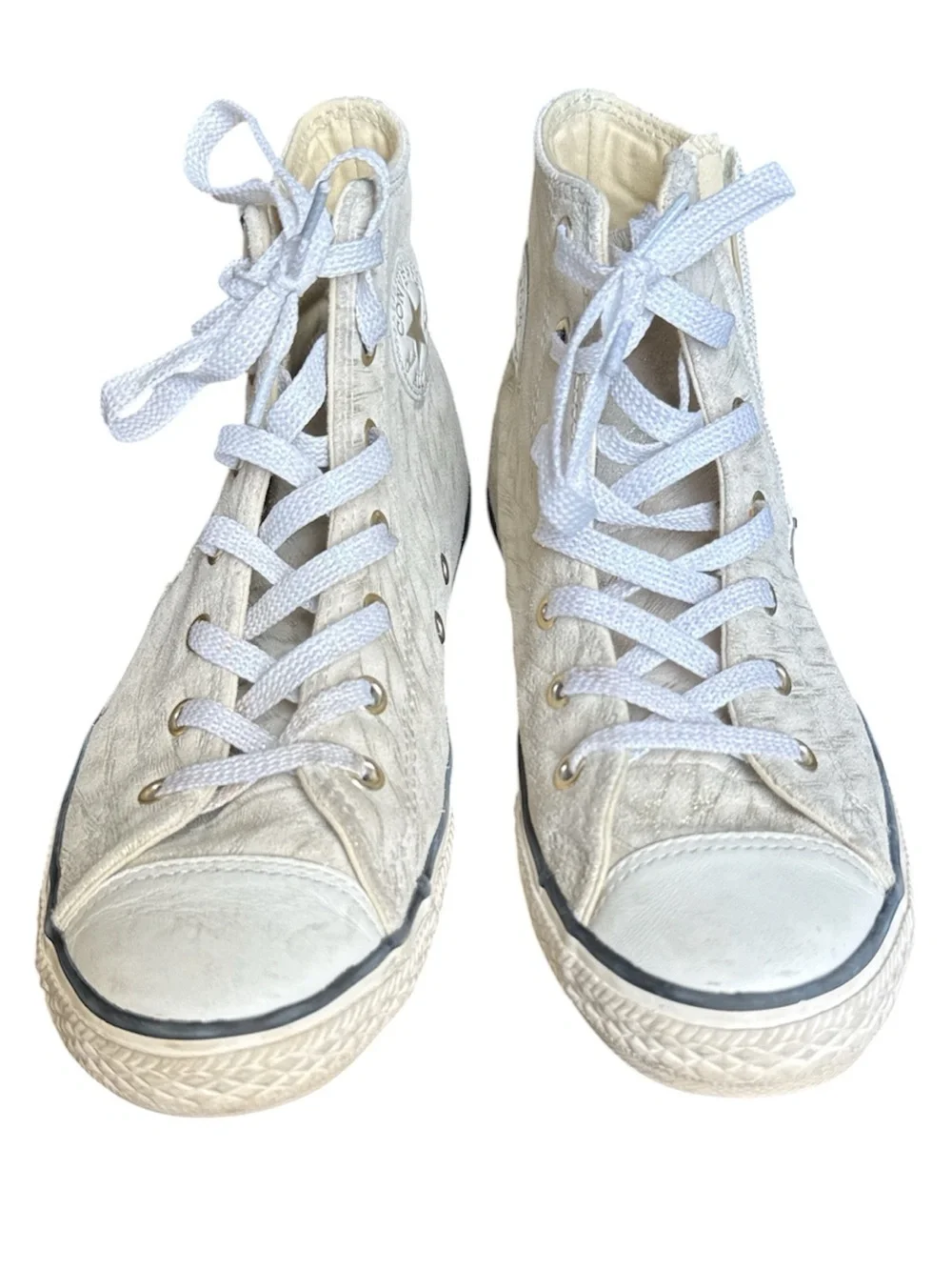 Converse Chuck Taylor Ctas Side Zipper Gold Brush Juniors size 5